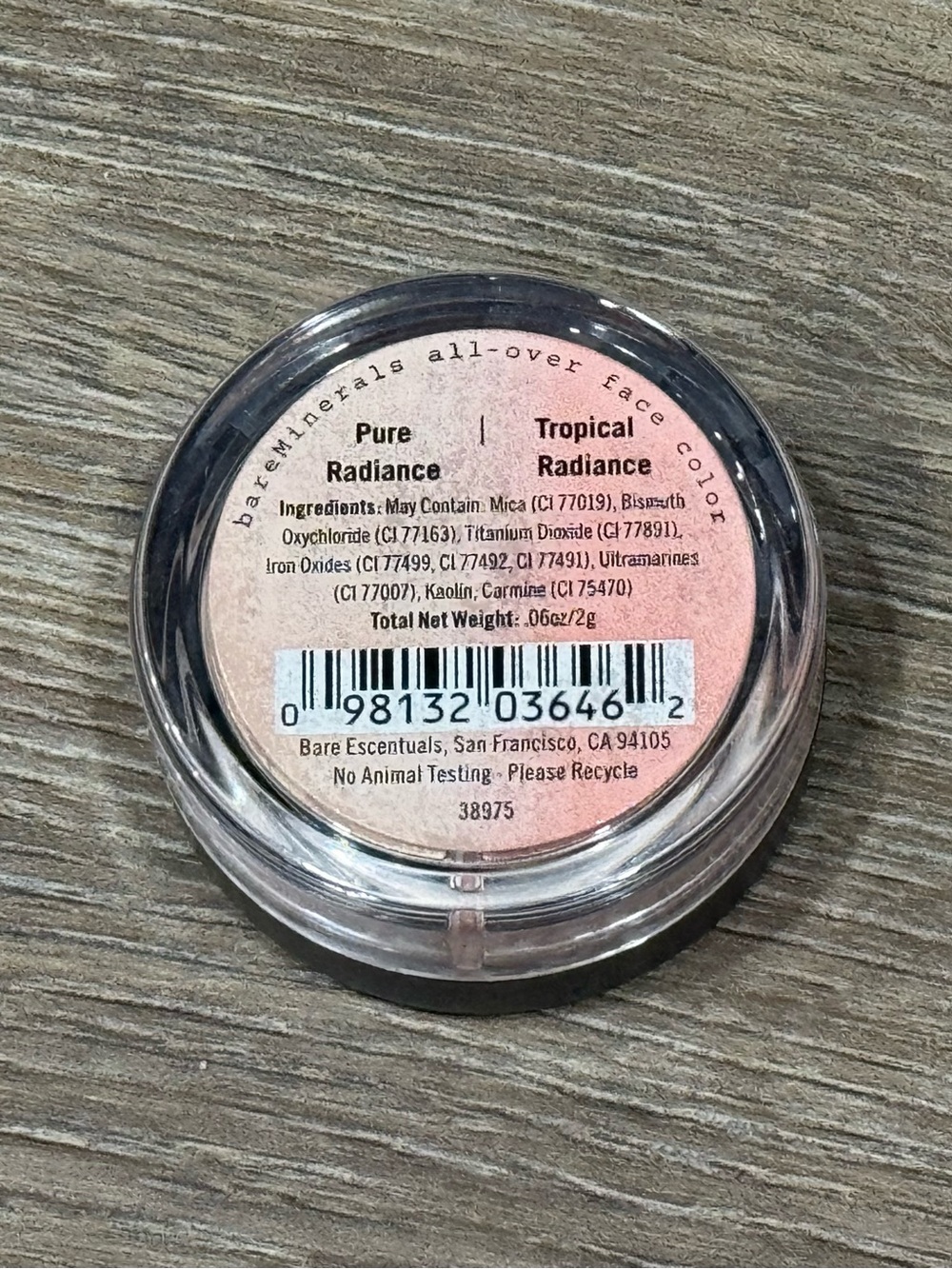 New BareMinerals Tropical Radiance & Pure Radiance All Over Face Color Duo